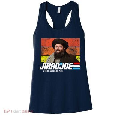 Jhad Joe A Real American Zero Anti Biden Funny Women's Tank Top
