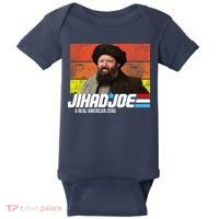 Jhad Joe A Real American Zero Anti Biden Funny Baby Bodysuit thumb 0