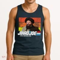 Jhad Joe A Real American Zero Anti Biden Funny Tank Top thumb 3