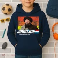 Jhad Joe A Real American Zero Anti Biden Funny Kids Hoodie thumb 2