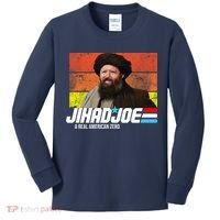Jhad Joe A Real American Zero Anti Biden Funny Kids Long Sleeve Shirt thumb 0