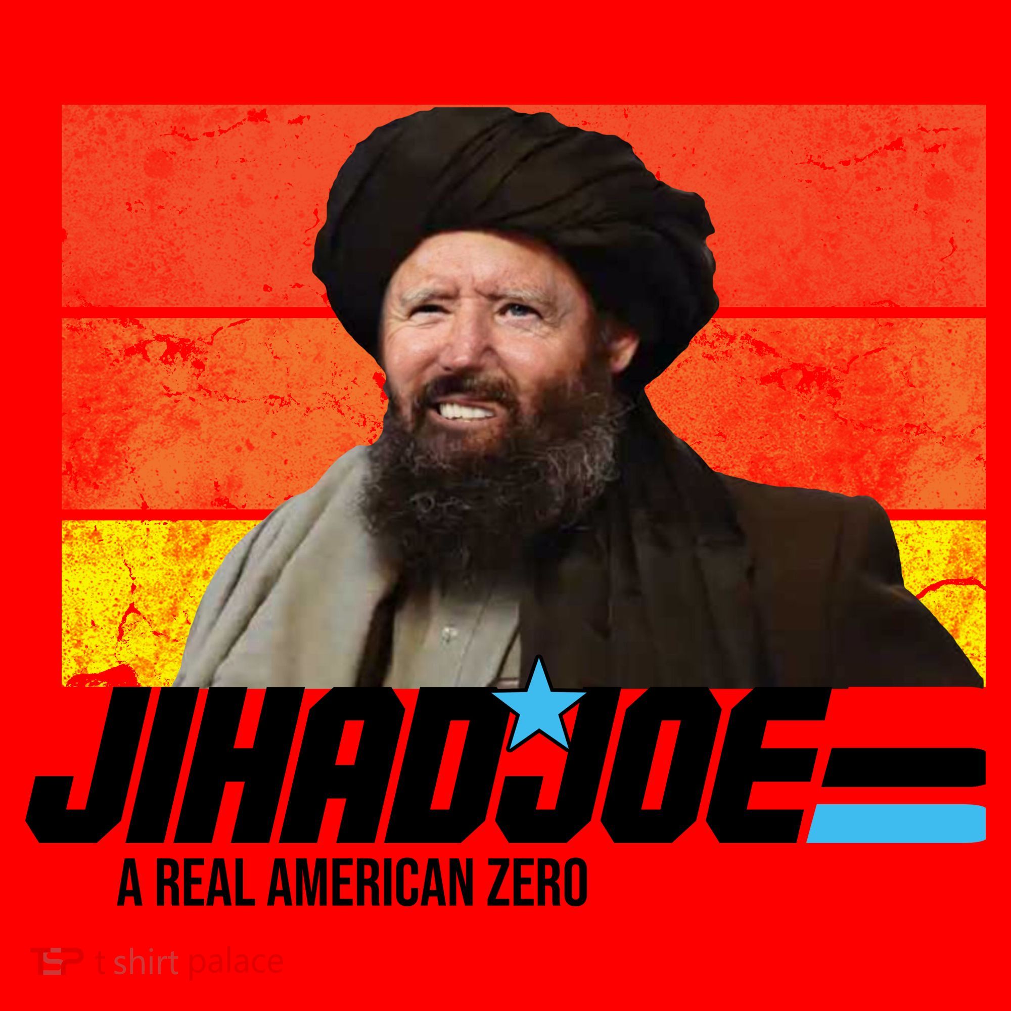 Jhad Joe A Real American Zero Anti Biden Funny Santa Hat