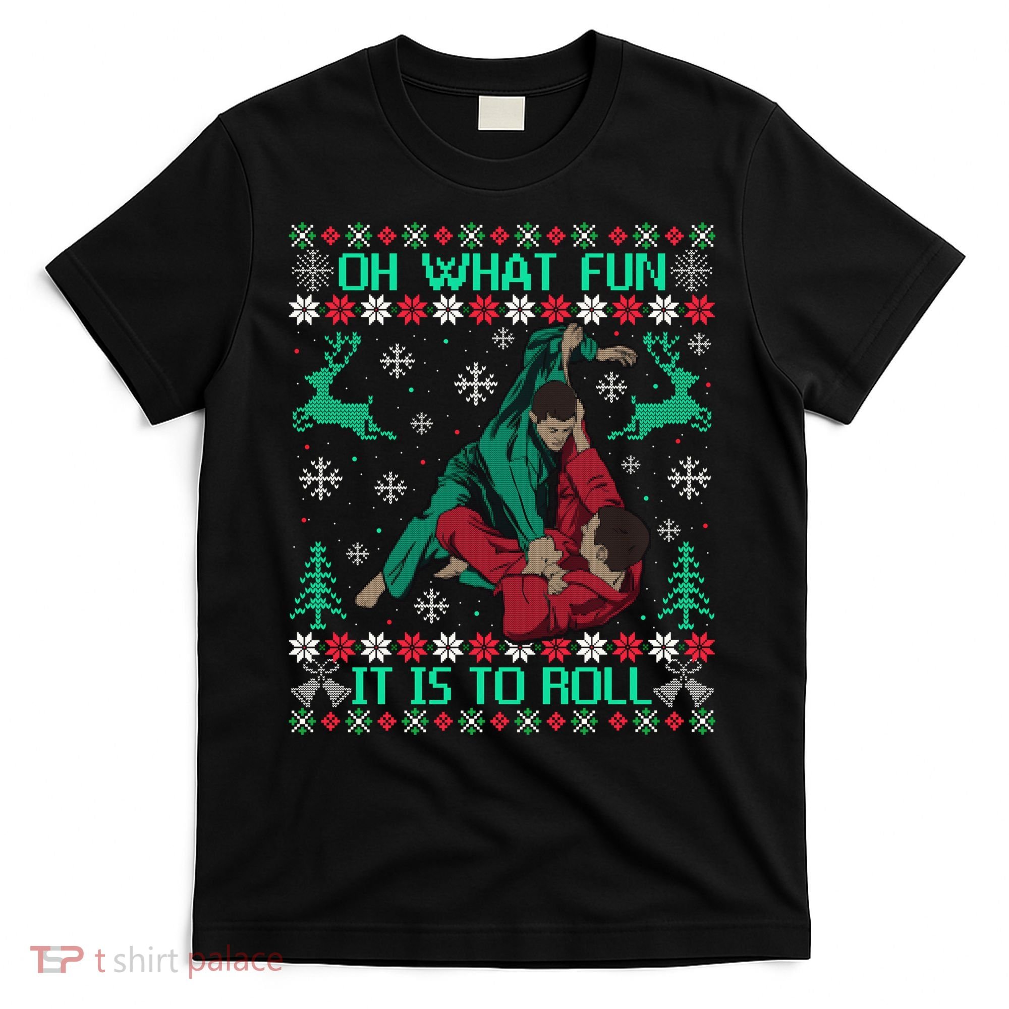 Jiu Jitsu Bjj Ugly Christmas Sweater Mma Funny Xmas Sweater T-Shirt