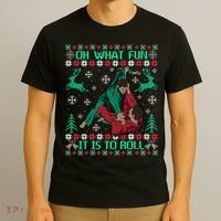 Jiu Jitsu Bjj Ugly Christmas Sweater Mma Funny Xmas Sweater T-Shirt thumb 3