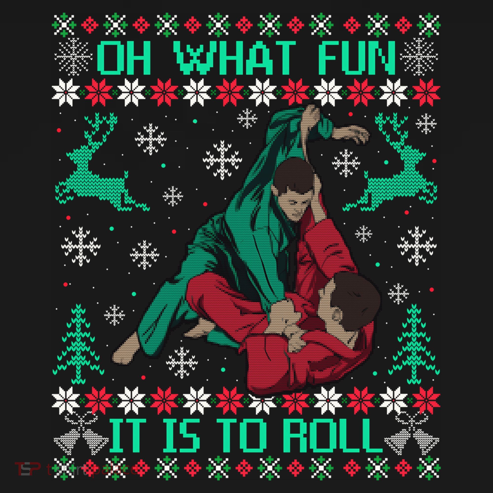 Jiu Jitsu Bjj Ugly Christmas Sweater Mma Funny Xmas Sweater Women's Hoodie