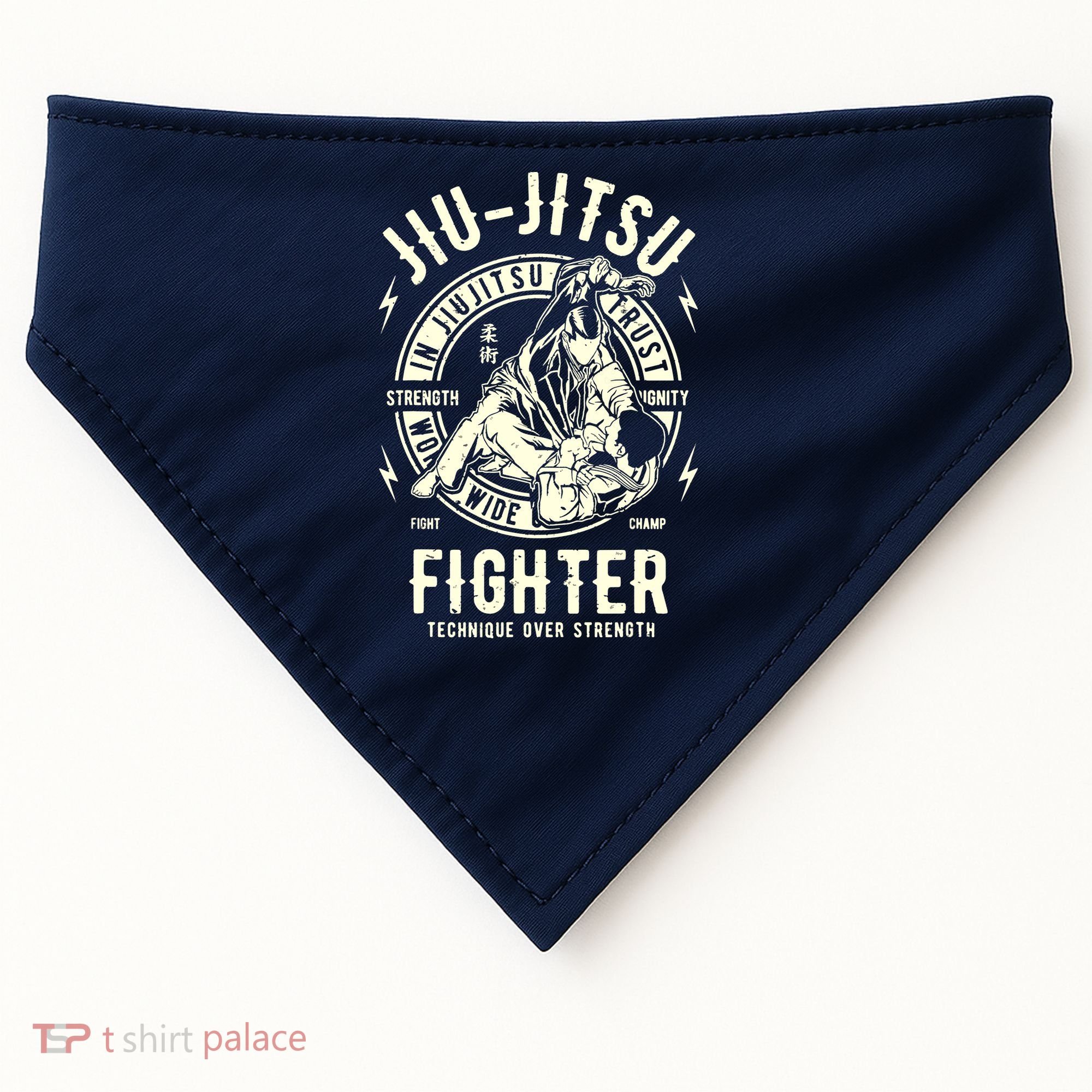 JIU JITSU BJJ Brazilian Jiu Jitsu USA-Made Doggie Bandana