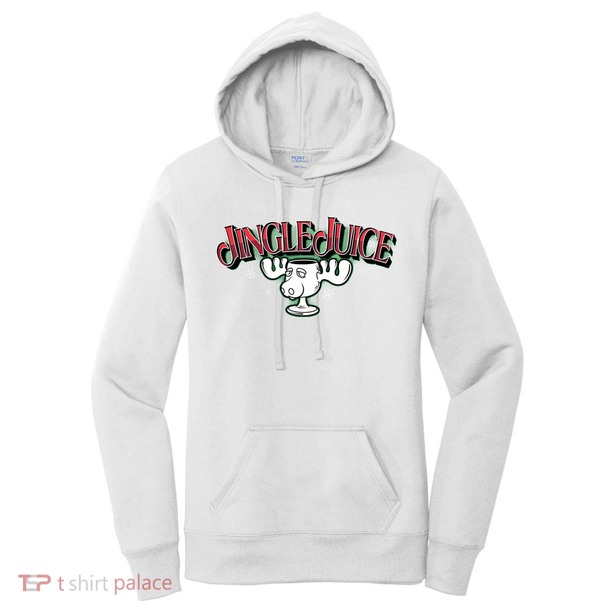 Jingle Juice Christmas Holiday Season Reindeer Women's Hoodie
