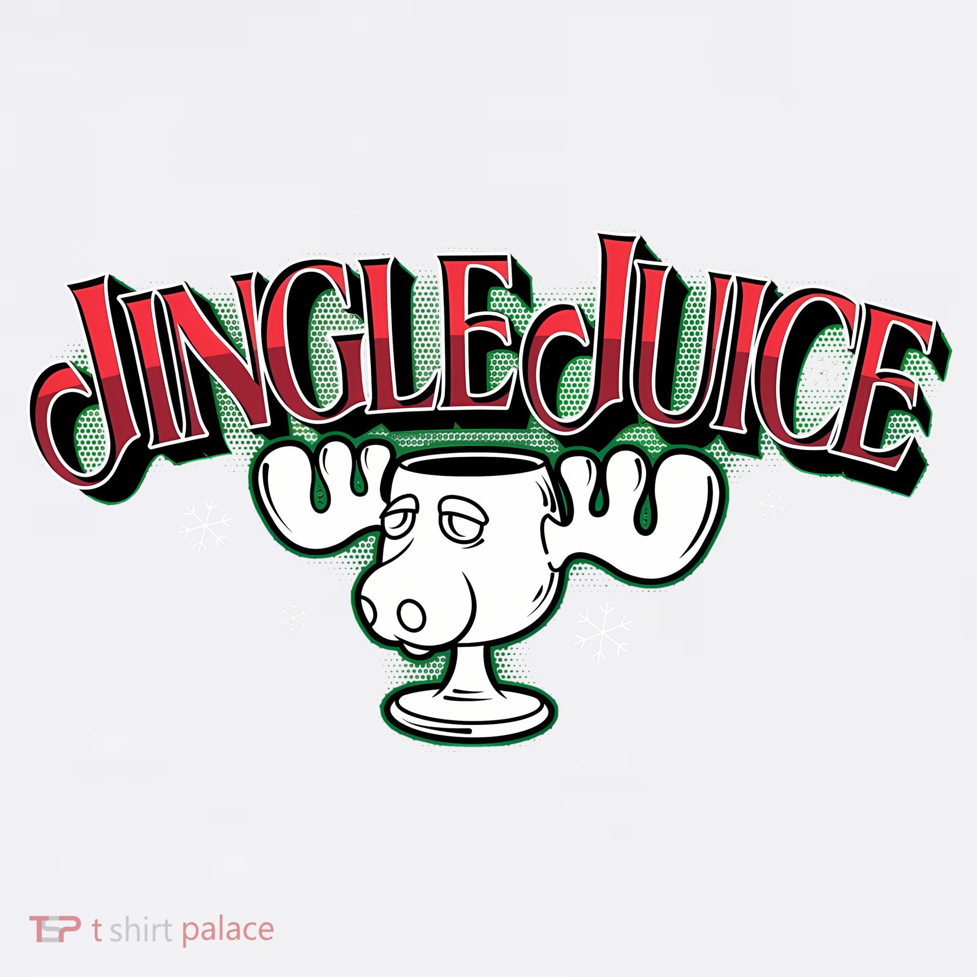 Jingle Juice Christmas Holiday Season Reindeer Women's Hoodie