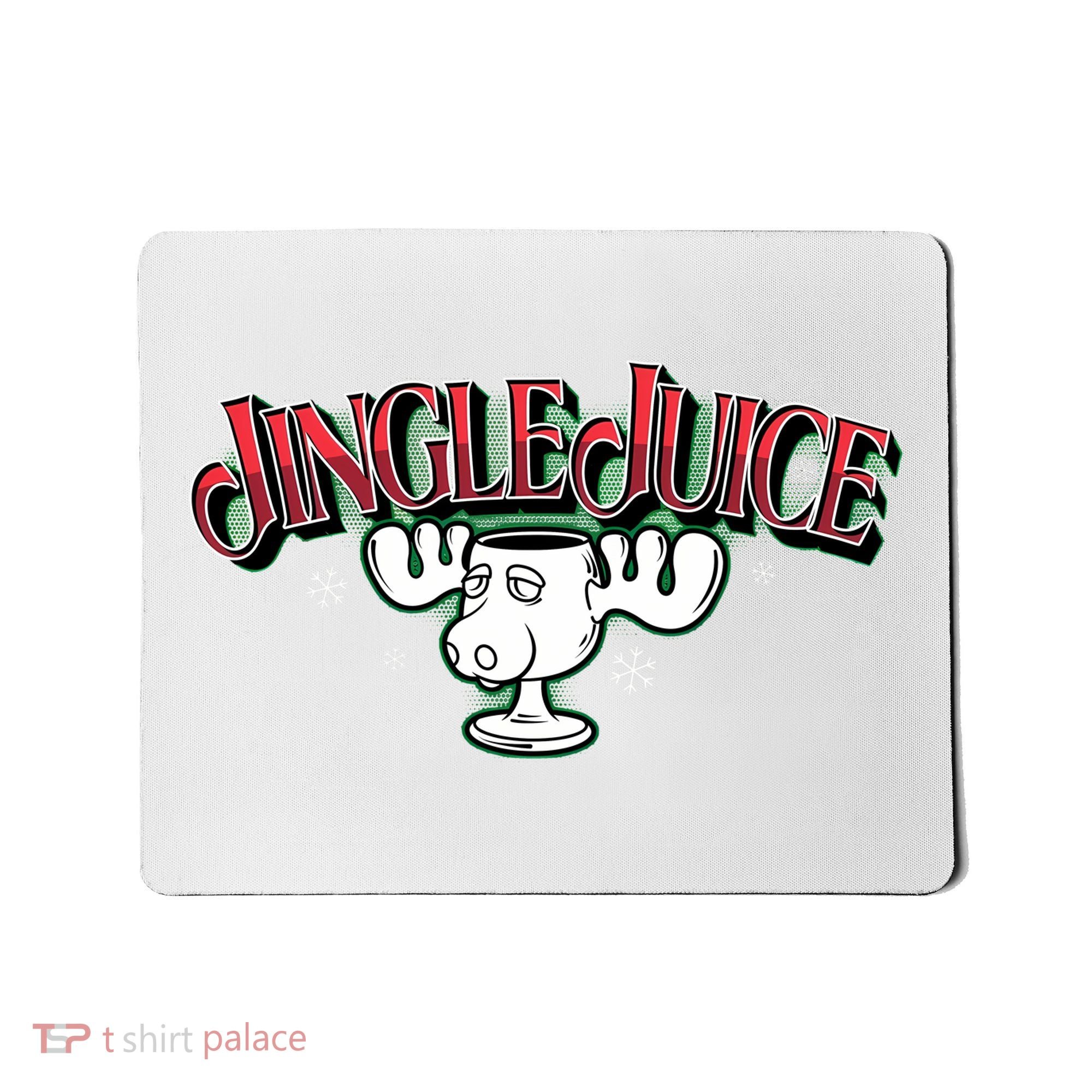 Jingle Juice Christmas Holiday Season Reindeer Mousepad