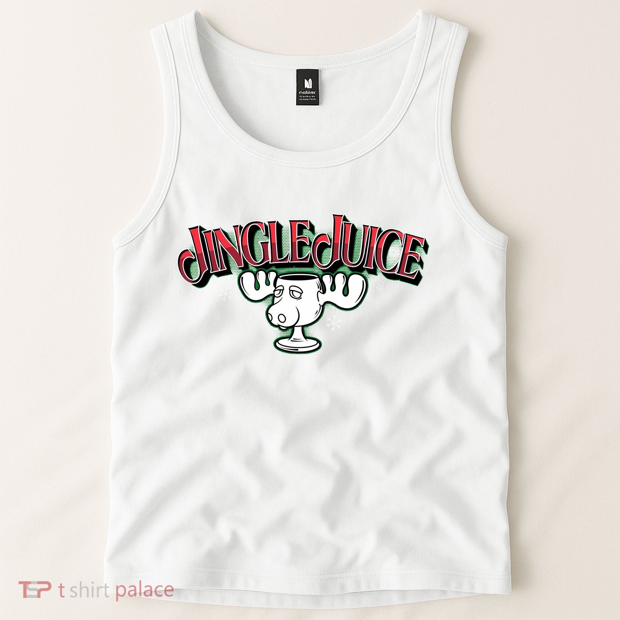 Jingle Juice Christmas Holiday Season Reindeer Tank Top