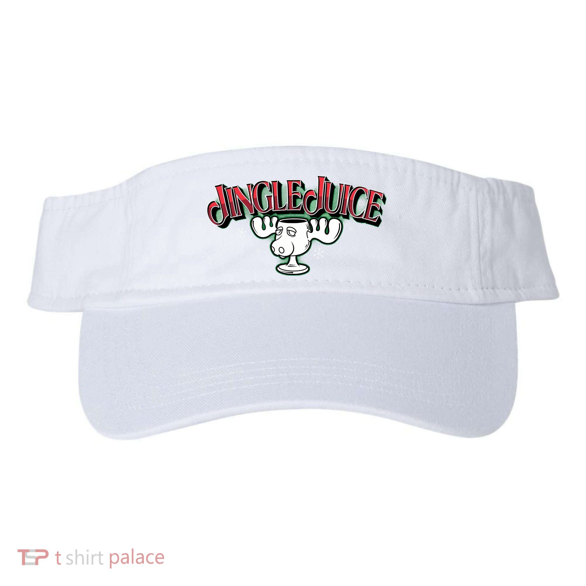 Jingle Juice Christmas Holiday Season Reindeer Visor