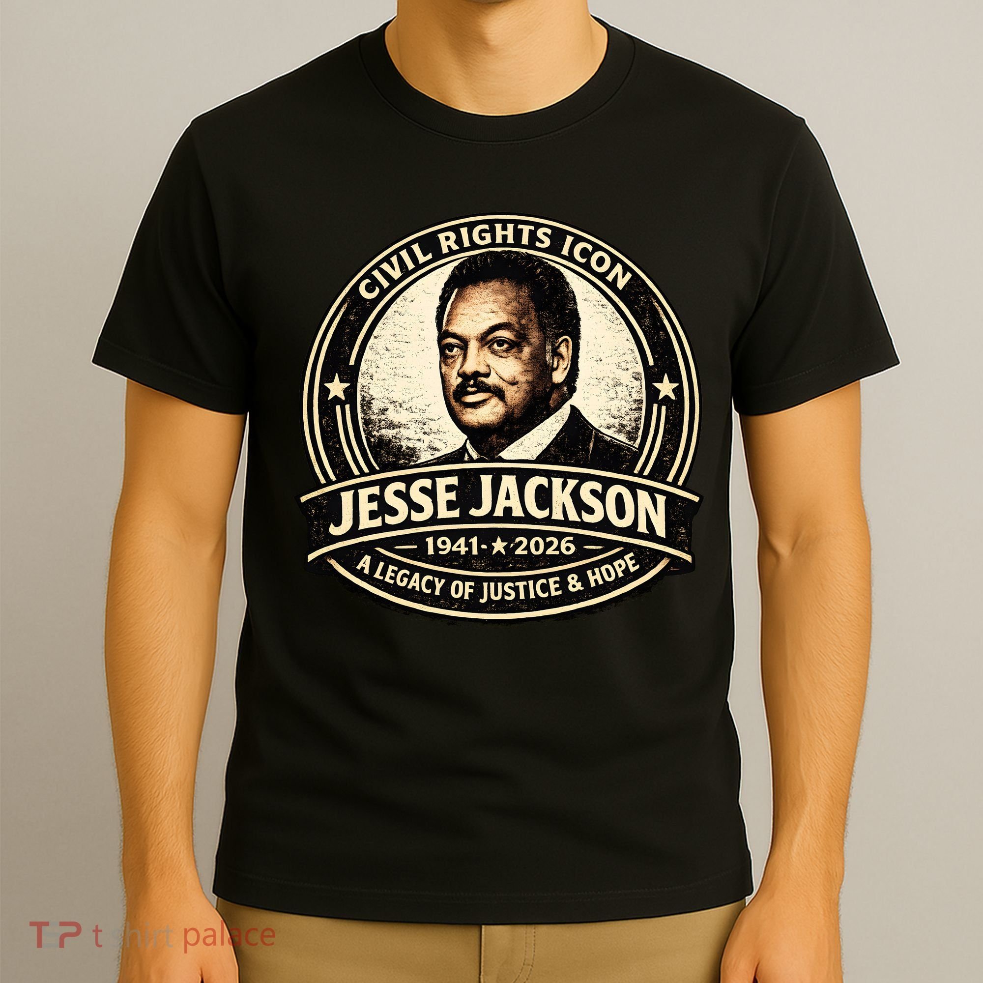 Jesse Jackson Civil Rights Icon 1941-2026 T-Shirt