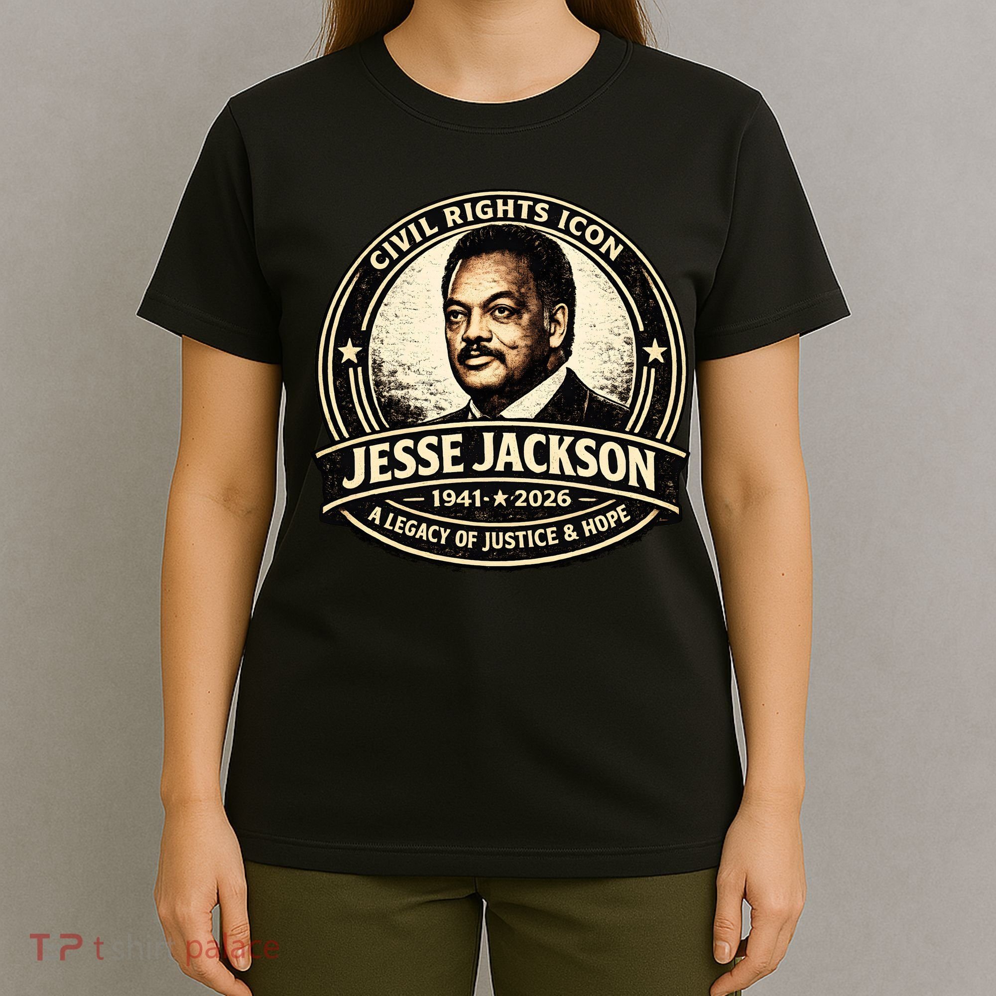 Jesse Jackson Civil Rights Icon 1941-2026 T-Shirt