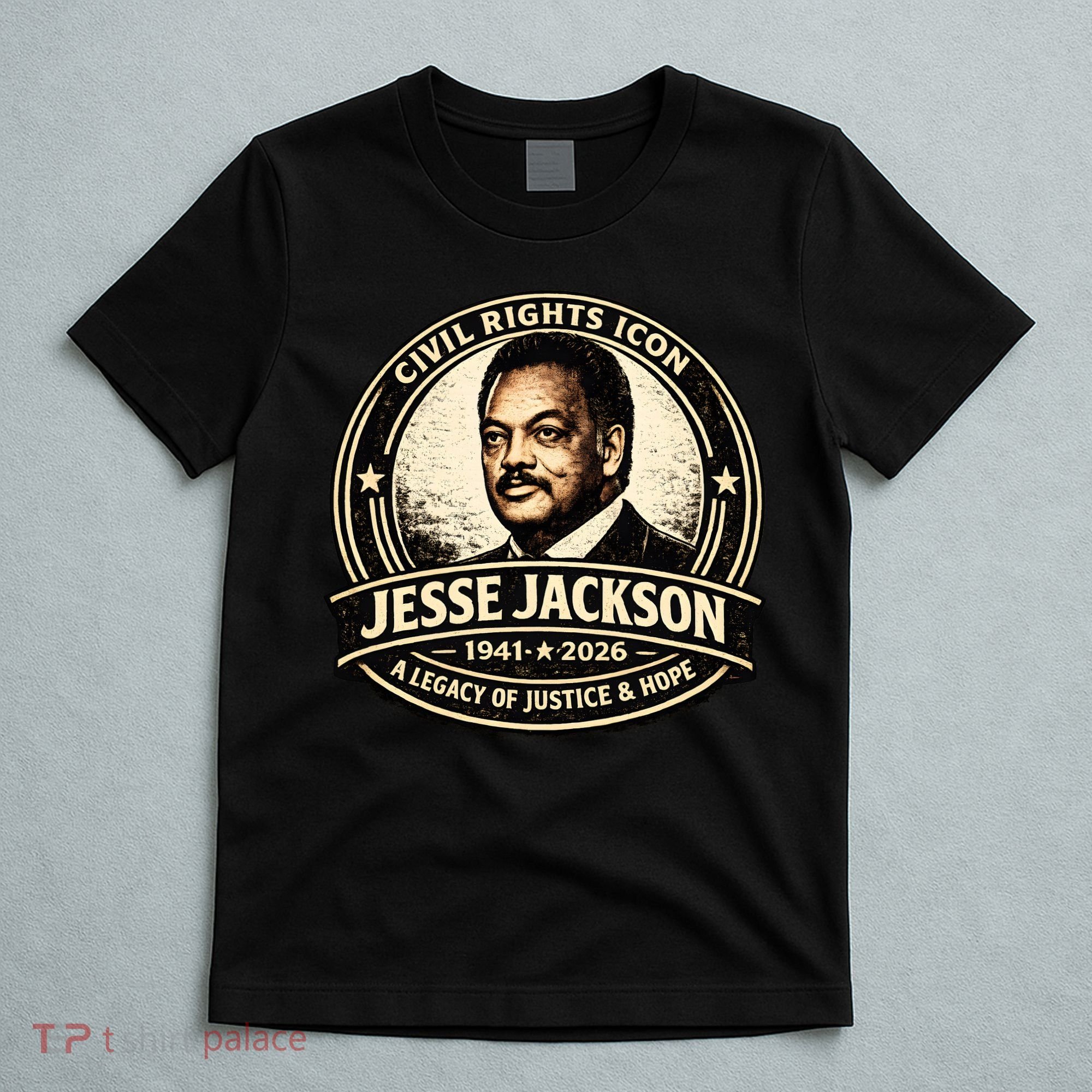 Jesse Jackson Civil Rights Icon 1941-2026 T-Shirt