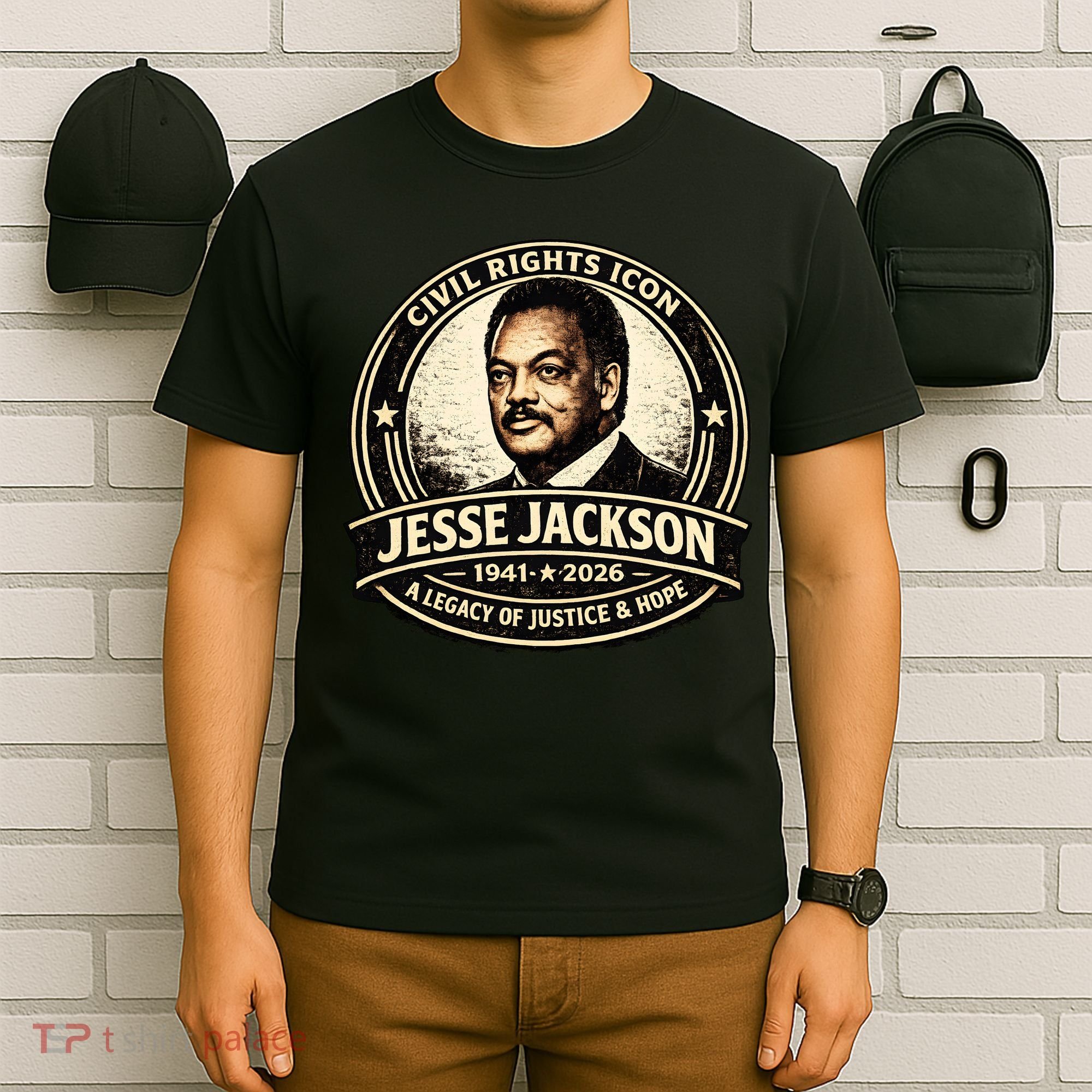 Jesse Jackson Civil Rights Icon 1941-2026 T-Shirt