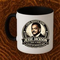 Jesse Jackson Civil Rights Icon 1941-2026 Coffee Mug thumb 2