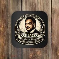 Jesse Jackson Civil Rights Icon 1941-2026 Coaster thumb 0
