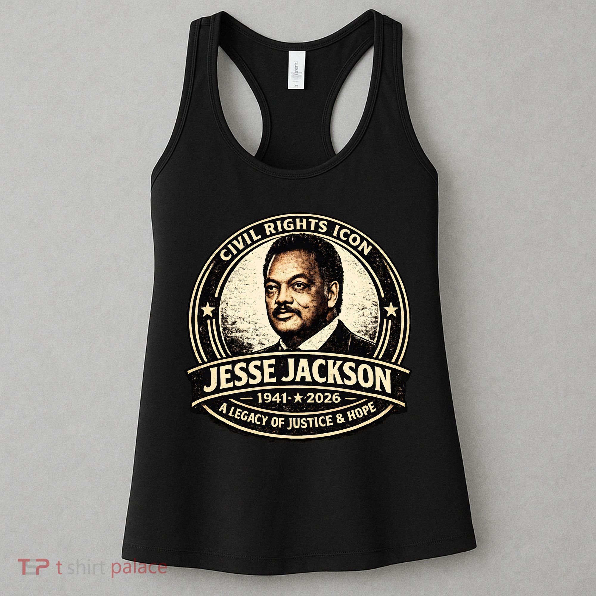Jesse Jackson Civil Rights Icon 1941-2026 Women's Tank Top