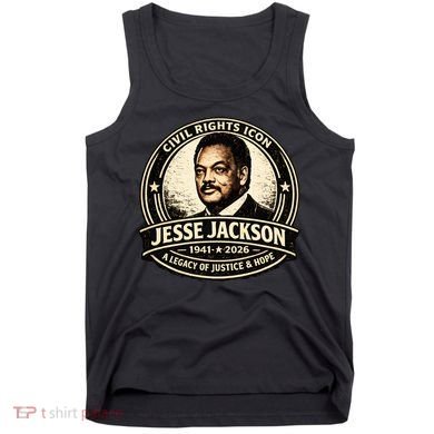 Jesse Jackson Civil Rights Icon 1941-2026 Tank Top