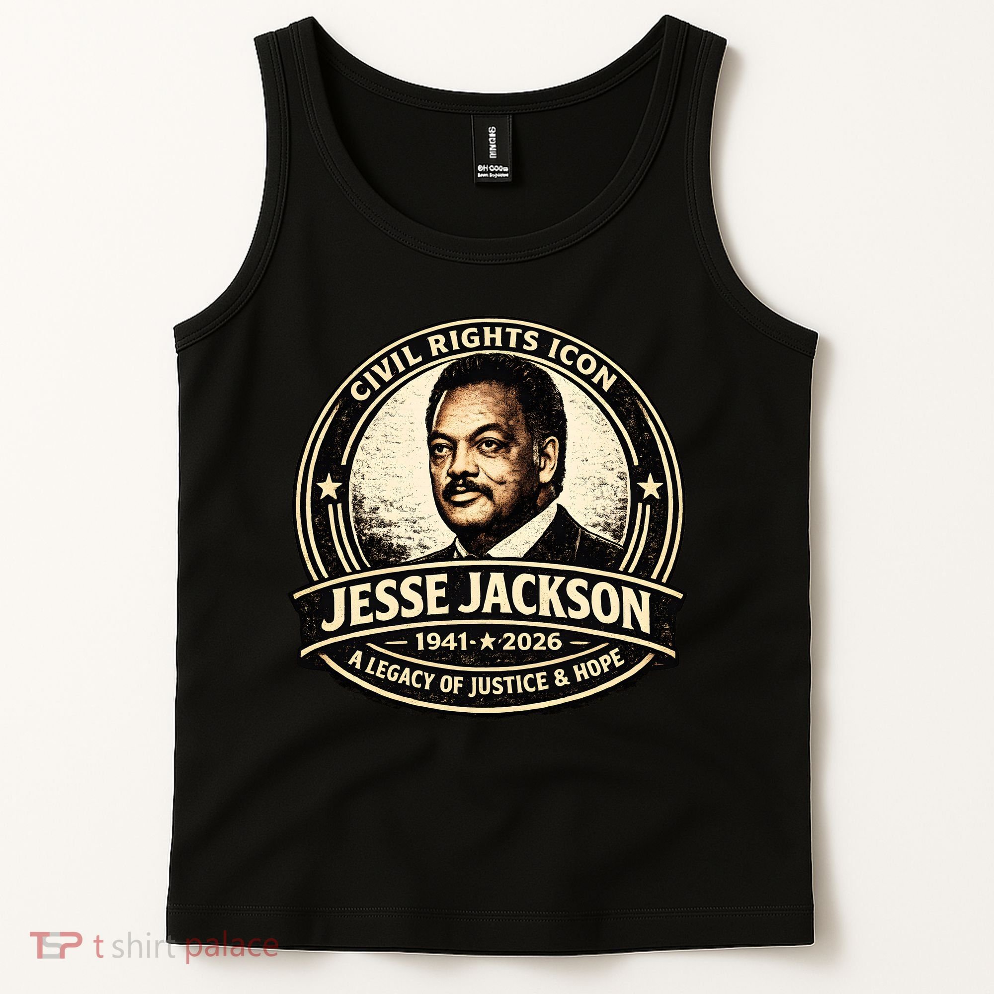 Jesse Jackson Civil Rights Icon 1941-2026 Tank Top