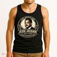 Jesse Jackson Civil Rights Icon 1941-2026 Tank Top thumb 3