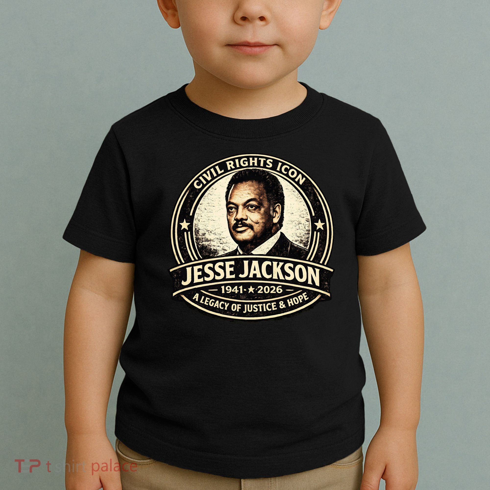 Jesse Jackson Civil Rights Icon 1941-2026 Toddler T-Shirt