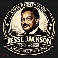 Jesse Jackson Civil Rights Icon 1941-2026 Visor thumb 3
