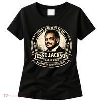Jesse Jackson Civil Rights Icon 1941-2026 Women's T-Shirt thumb 0