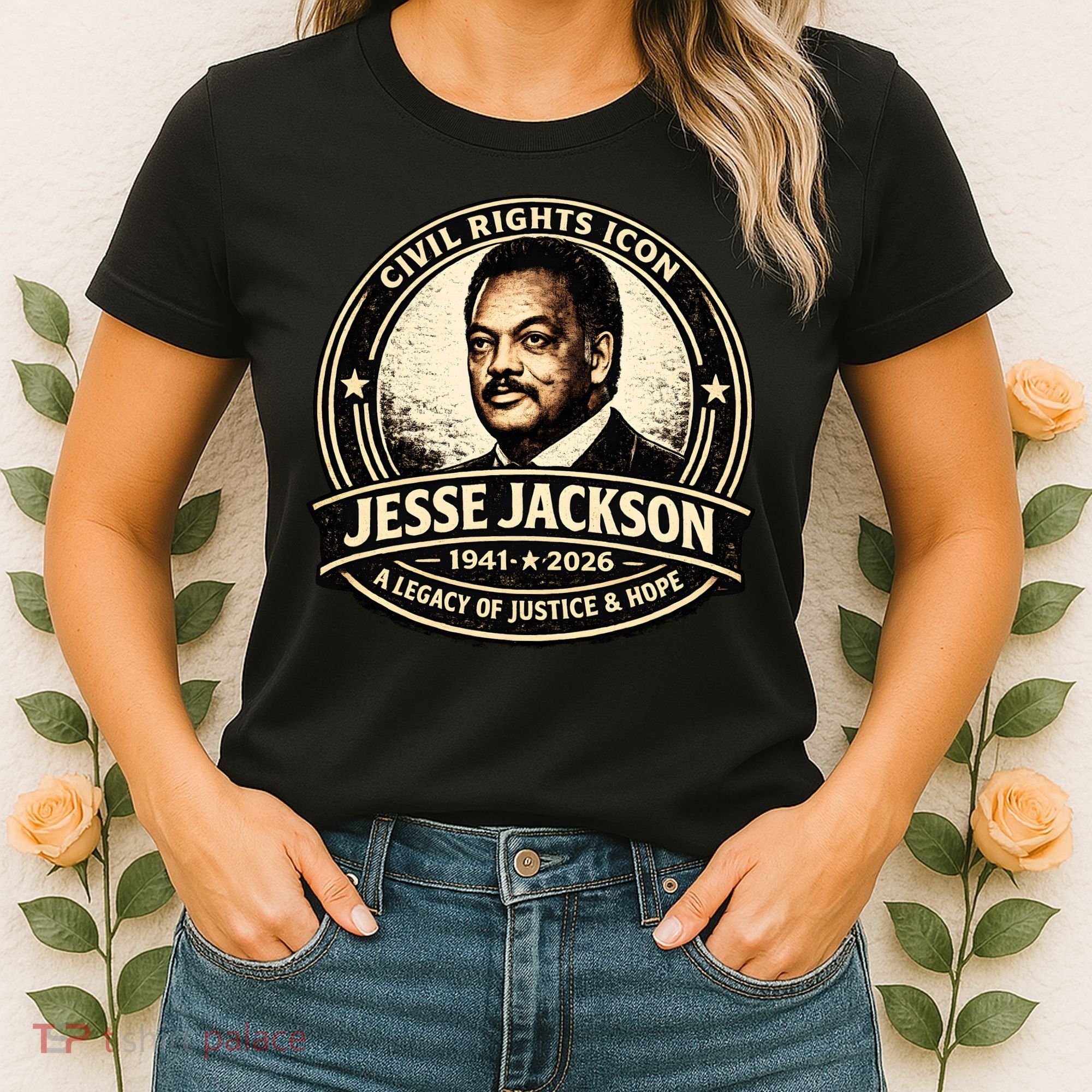 Jesse Jackson Civil Rights Icon 1941-2026 Women's T-Shirt