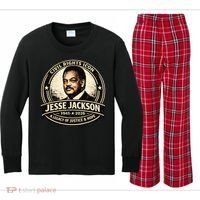 Jesse Jackson Civil Rights Icon 1941-2026 Kids Long Sleeve Plaid Pajama Set thumb 0