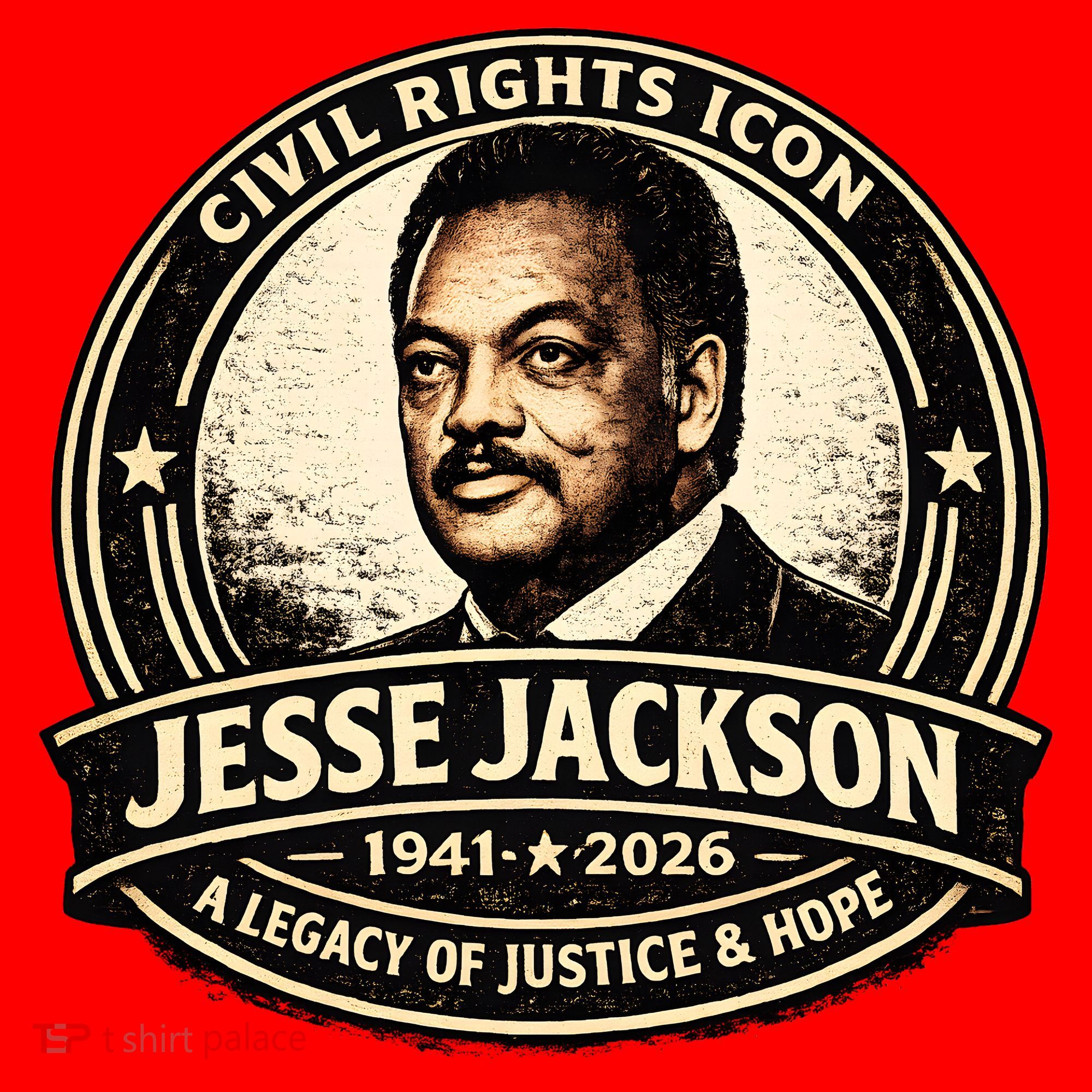 Jesse Jackson Civil Rights Icon 1941-2026 Santa Hat