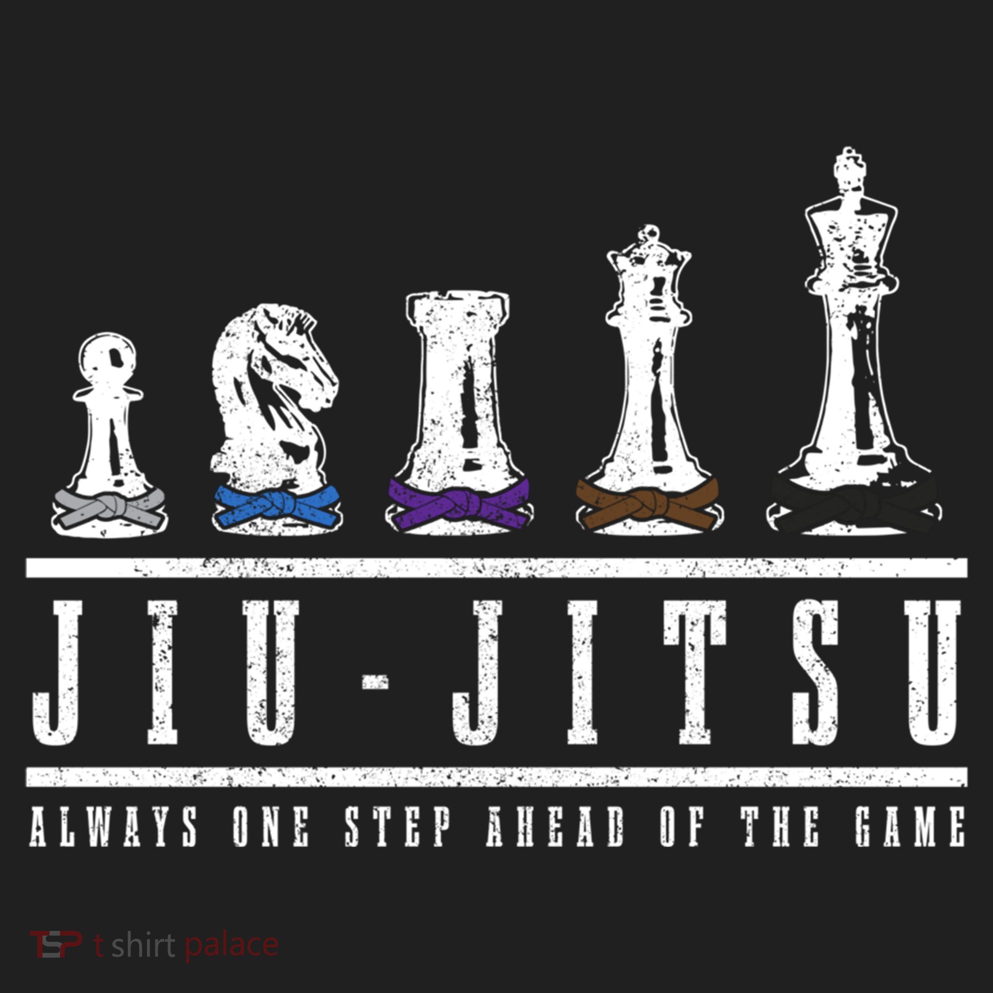 Jiu Jitsu Chess Black Belt Mma Mixed Martial Arts Gift Golf Towel