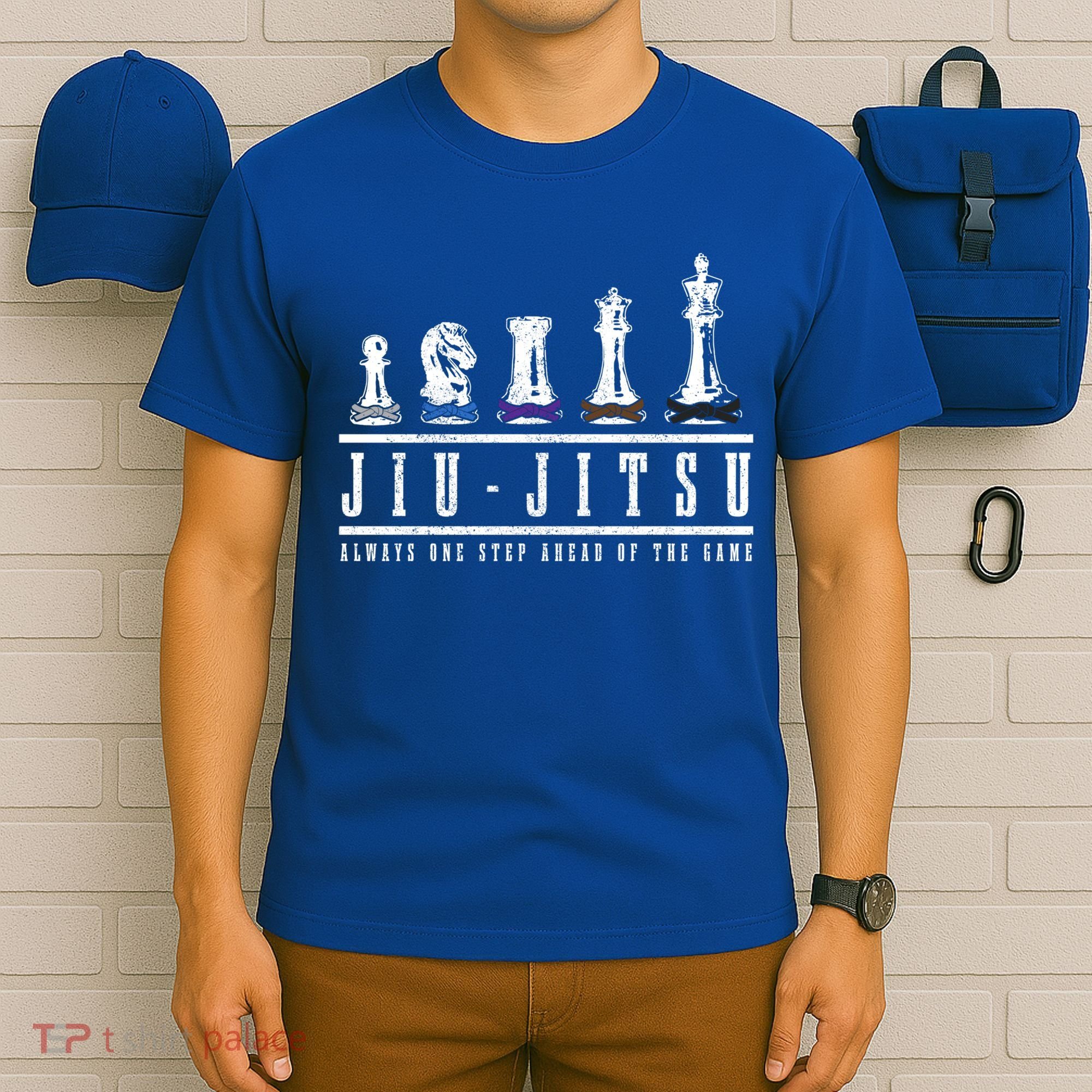 Jiu Jitsu Chess Black Belt Mma Mixed Martial Arts Gift T-Shirt