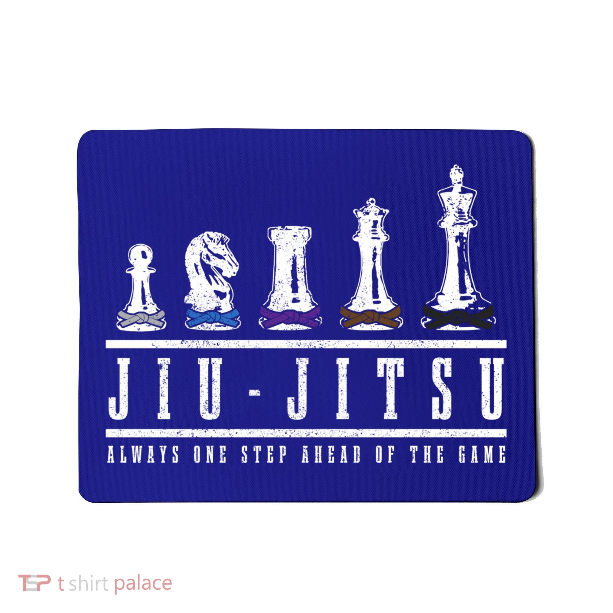Jiu Jitsu Chess Black Belt Mma Mixed Martial Arts Gift Mousepad
