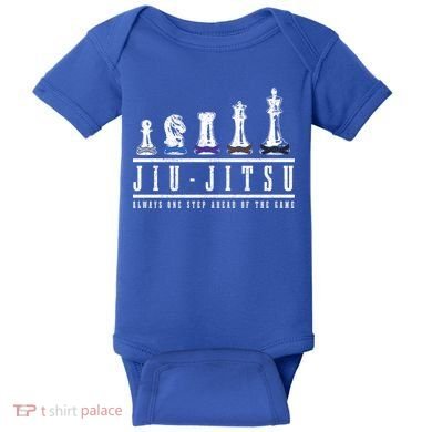 Jiu Jitsu Chess Black Belt Mma Mixed Martial Arts Gift Baby Bodysuit