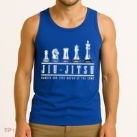 Jiu Jitsu Chess Black Belt Mma Mixed Martial Arts Gift Tank Top thumb 3