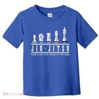 Jiu Jitsu Chess Black Belt Mma Mixed Martial Arts Gift Toddler T-Shirt thumb 0