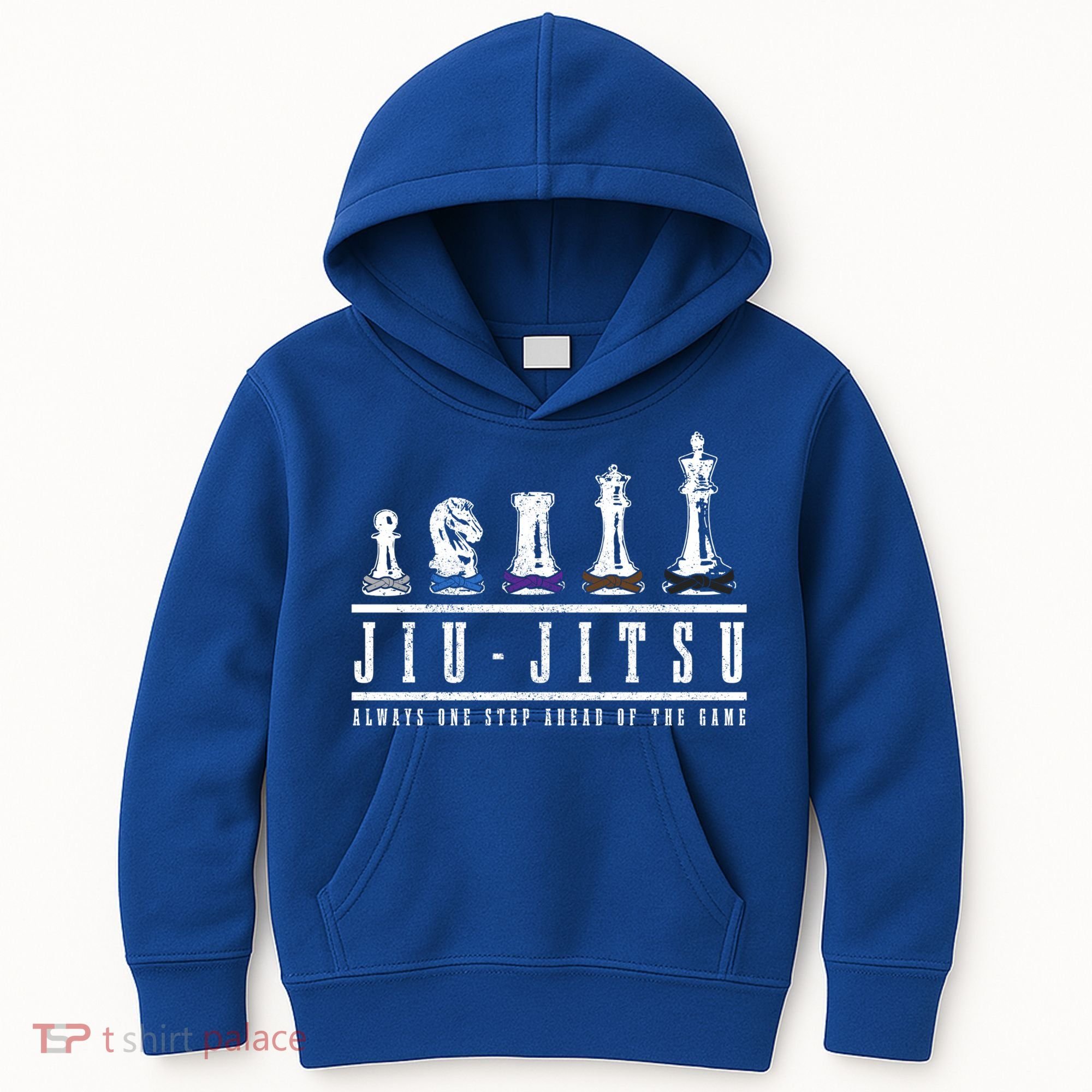 Jiu Jitsu Chess Black Belt Mma Mixed Martial Arts Gift Kids Hoodie