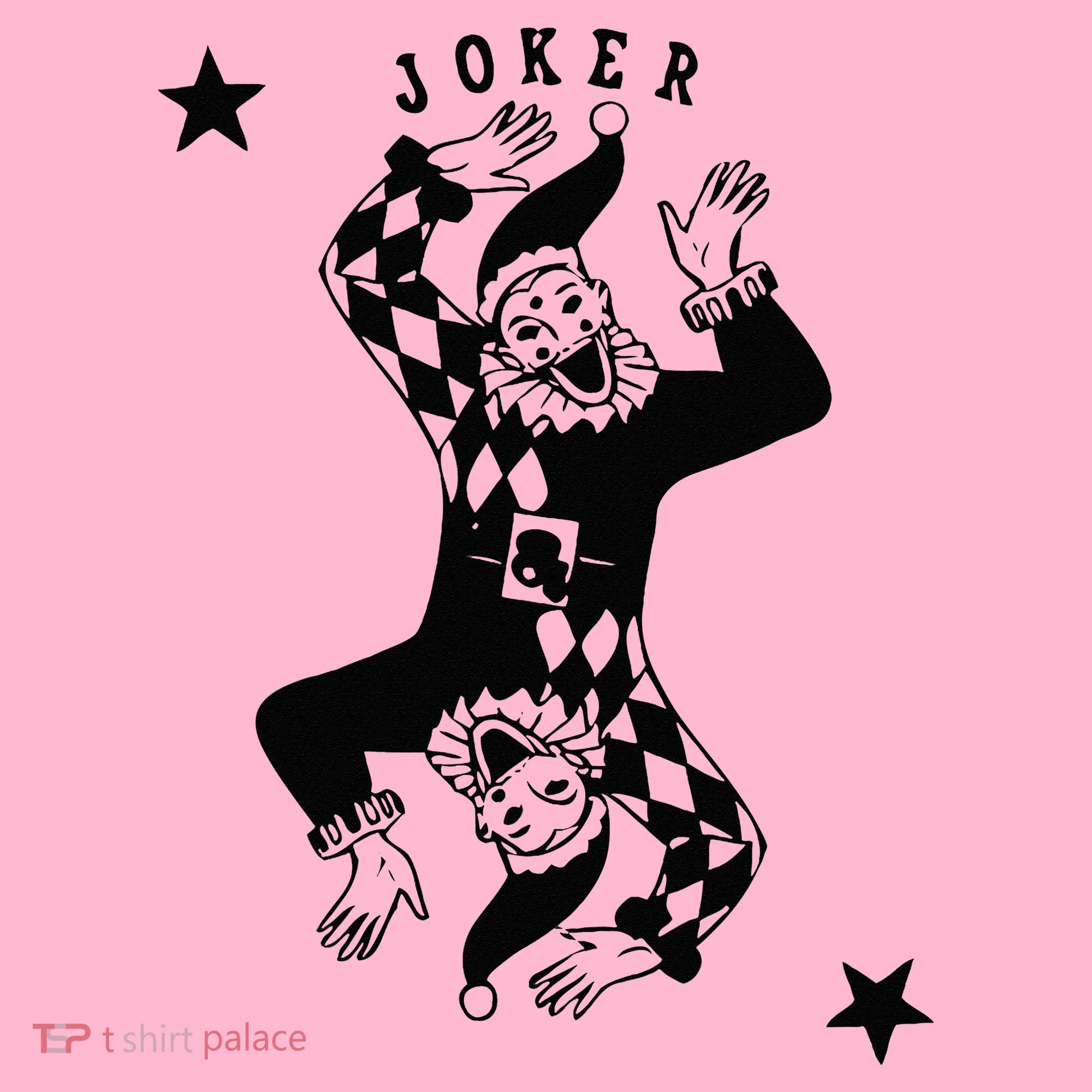 Joker Jester Clown Card Poker Playing Wild Card Gift Coaster