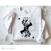 Joker Jester Clown Card Poker Playing Wild Card Gift Sweatshirt thumb 2