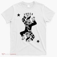 Joker Jester Clown Card Poker Playing Wild Card Gift T-Shirt thumb 0