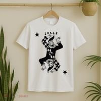 Joker Jester Clown Card Poker Playing Wild Card Gift T-Shirt thumb 2