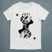 Joker Jester Clown Card Poker Playing Wild Card Gift T-Shirt thumb 5