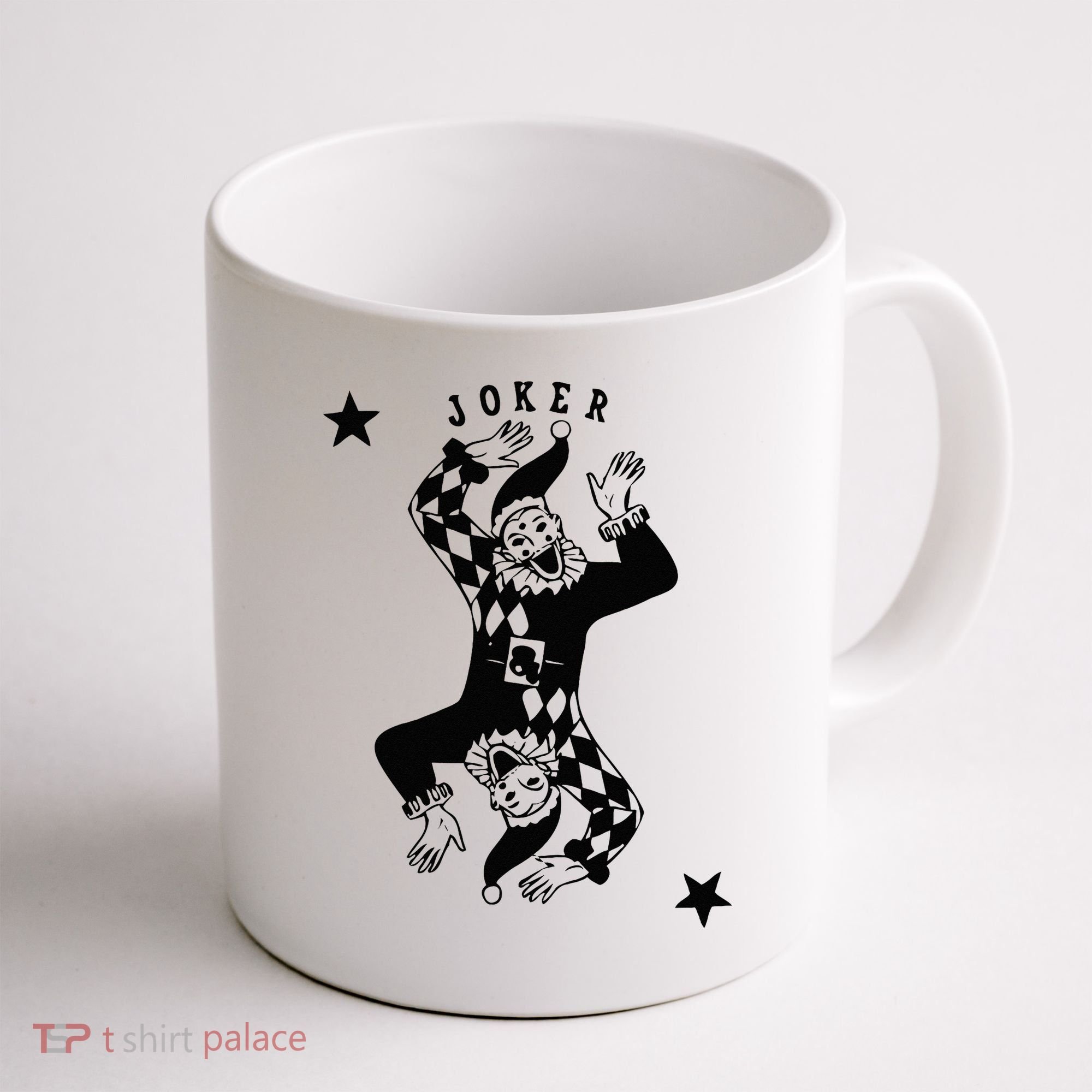 Joker Jester Clown Card Poker Playing Wild Card Gift Coffee Mug