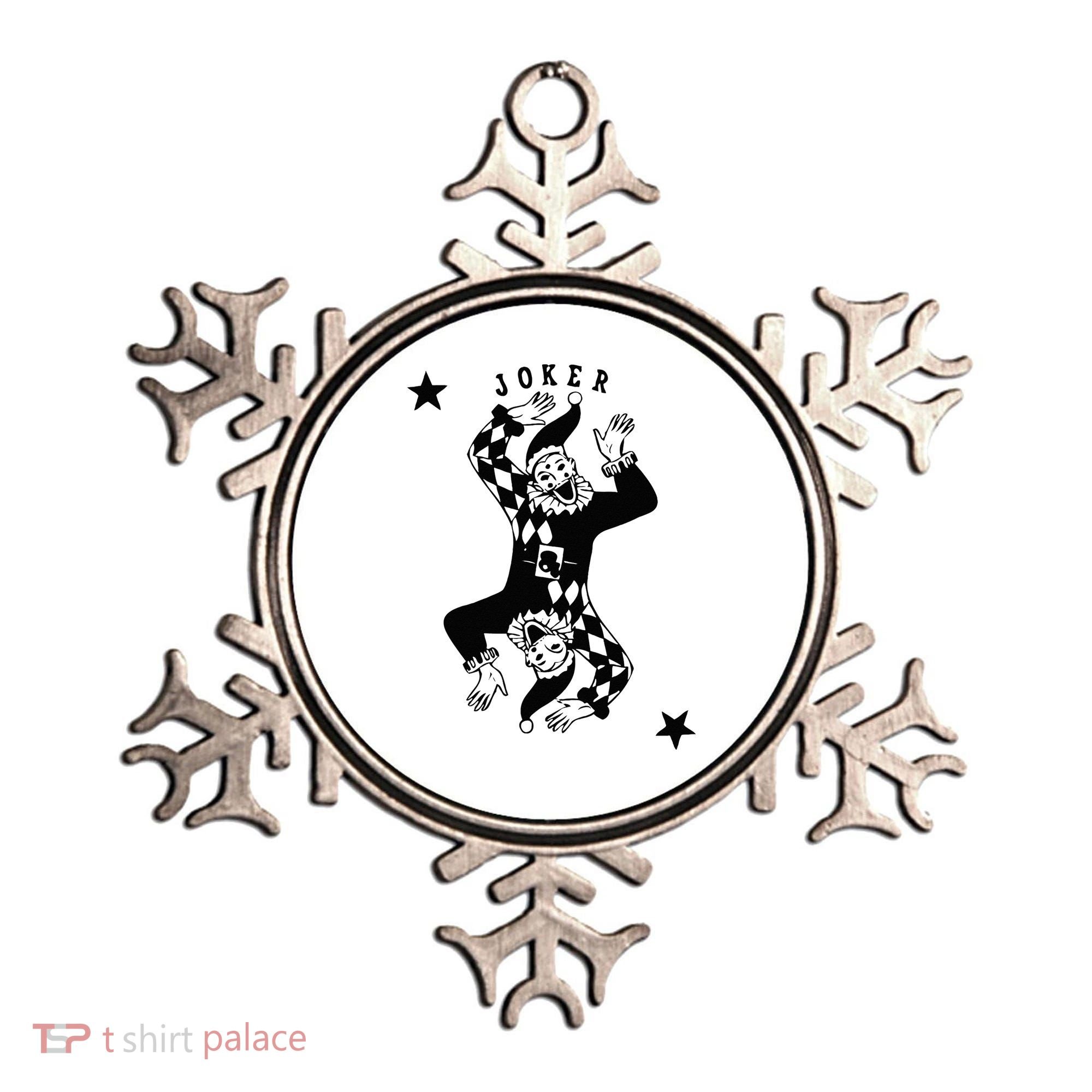 Joker Jester Clown Card Poker Playing Wild Card Gift Ornament