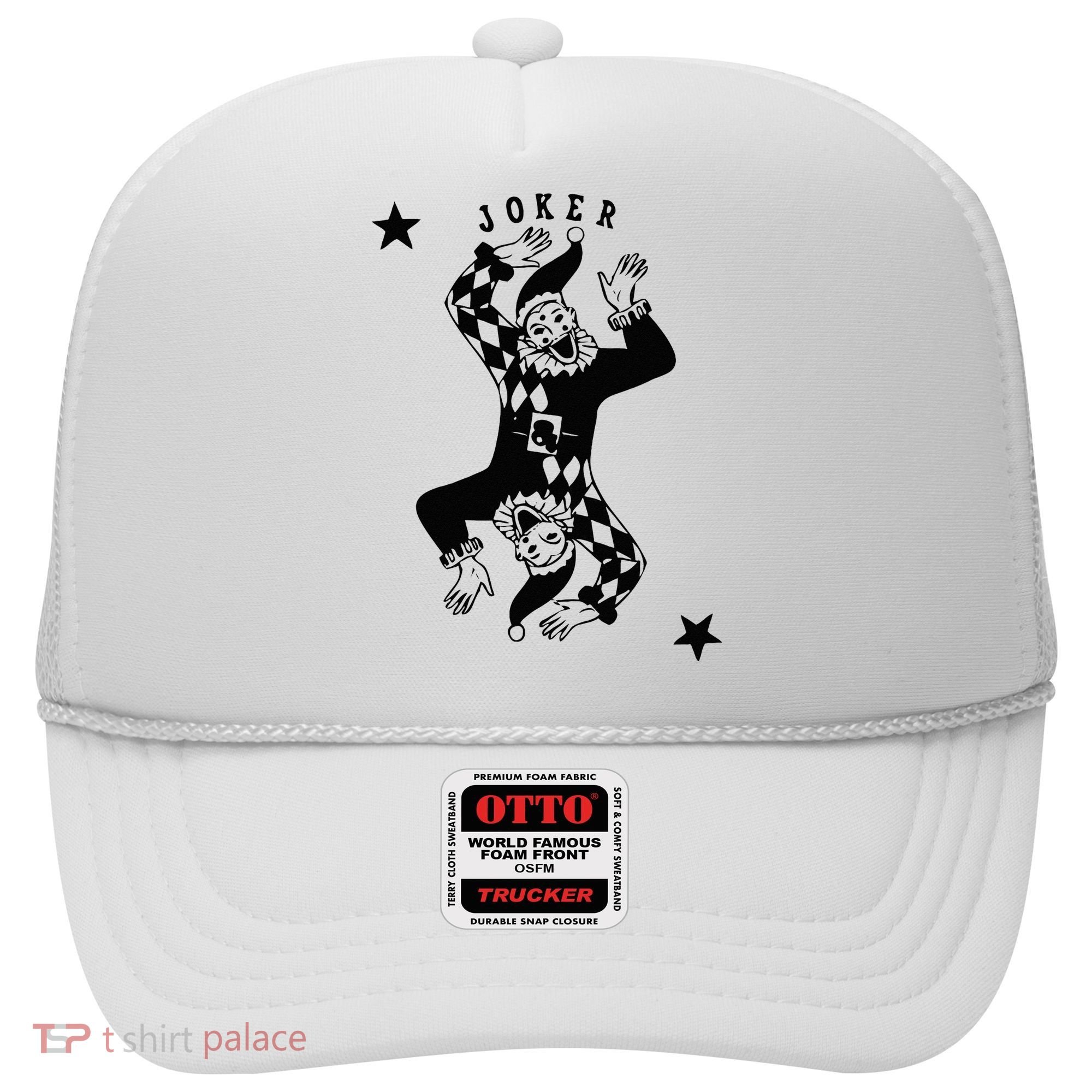 Joker Jester Clown Card Poker Playing Wild Card Gift Hat