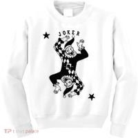 Joker Jester Clown Card Poker Playing Wild Card Gift Kids Sweatshirt thumb 0