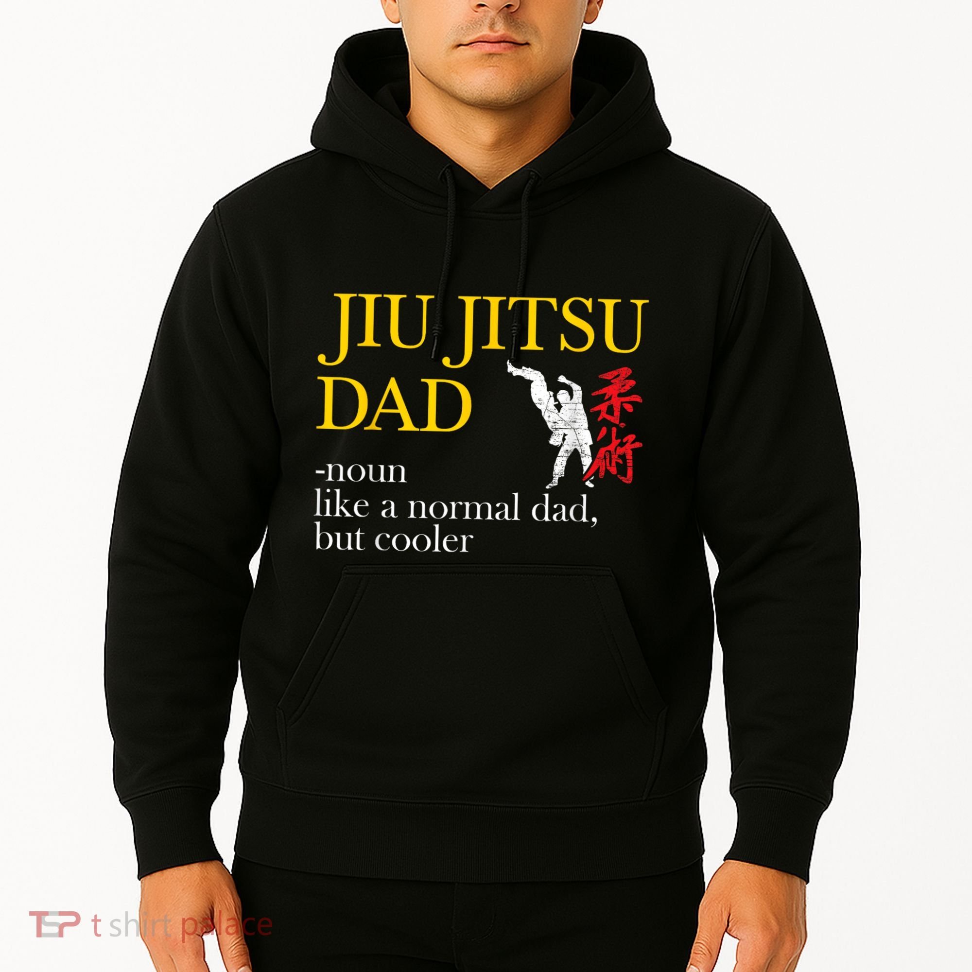 Jiu Jitsu Dad Noun Like A Normal Dad But Cooler Bbj Mma Hoodie
