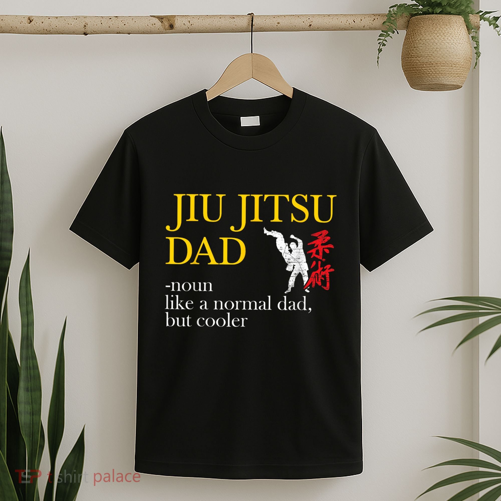 Jiu Jitsu Dad Noun Like A Normal Dad But Cooler Bbj Mma T-Shirt
