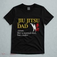 Jiu Jitsu Dad Noun Like A Normal Dad But Cooler Bbj Mma T-Shirt thumb 5